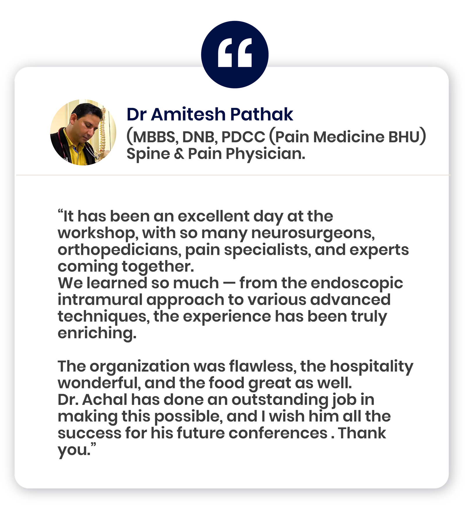 Dr. Amitesh Pathak